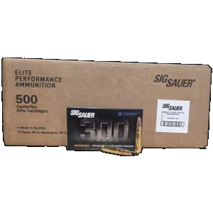 Sig Sauer Defense Supersonic .300blk, 110gr Barnes Tac-TX ,500rd Case