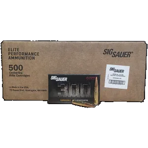 Sig Sauer Match C200A1-20 Supersonic .300blk, 125gr OTM, Ammunition, 500rd Case