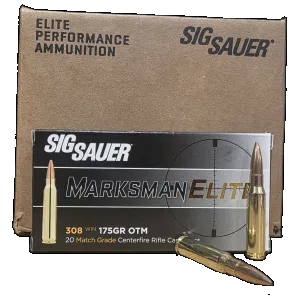 Sig Sauer Marksman Elite .308win, 175gr OTM, 200rd Case