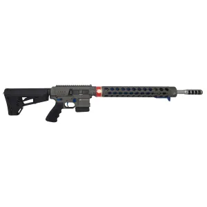 JP Enterprises SCR11/SCI20 Side-Charge, .223 Wylde, 18 Barrel, 1- 10rd Magazine, Tungsten/Blue, Rifle