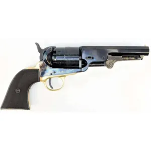 1851 NAVY .44 5 1/2IN CASE HARDENED CHECKERED PLASTIC GRIPS