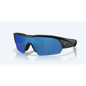 Costa Pilothouse Pro, Blue Mirror Lenses, Matte Black Frame, Sunglasses
