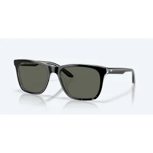 Costa Gravels, Gray Lenses, Matte Black Frame, Sunglasses