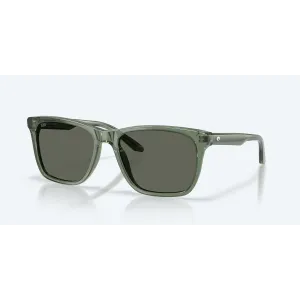 Costa Gravels, Gray Lenses, Algae Green Frame, Sunglasses