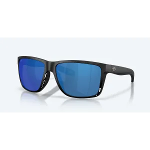 Costa Broadbill, Blue Mirror Lenses, Matte Black Frame, Sunglasses