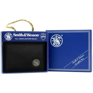 Smith & Wesson Men's Genuine Leather Wallet 12pc Display