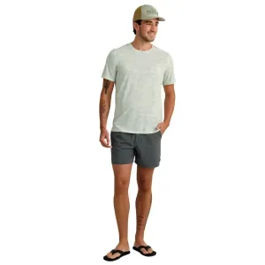 DRIFT PRINTED SS CREW PALE ALGAE SIZE M