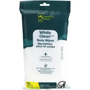 ARB WILDLY CLEAN BODY WIPES 20 COUNT