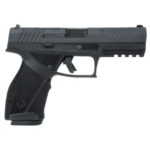 Taurus  TX 9  Full Size 9mm Luger 17+1 4.50 Black Barrel, Black Nitride Alloy Steel Optic Ready/Serrated Slide, Black Stainless Steel Frame w/Picatinny Rail, Interchangeable Backstrap Grip
