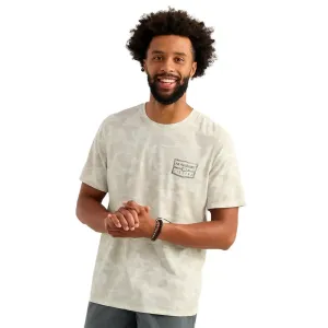 DRIFT PRINTED SS CREW SILVER BIRCH SIZE S