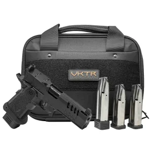 VKTR Industries VKPP DS1911, 9mm, 4.4 Ported Bull Barrel, 4 Magazines, Optics Ready, Pistol
