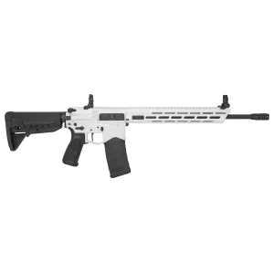 Springfield Armory Vault Gun Saint Edge 223 Rem,5.56 NATO 16 30+1 Black Hard Coat Anodized Adjustable Bravo Mod 0 SopMod Stock White Cerakote Rifle