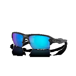 Oakley Flak 2.0 XL Standard Issue, Prizm Sapphire Lenses, Matte Black Frame, Sunglasses