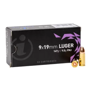 IGMAN 3877002037207 9MM 147GR FMJ 50/20