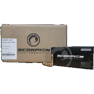 Scorpion Ammo 357 Magnum 158gr FP Ammunition 1000rd Case