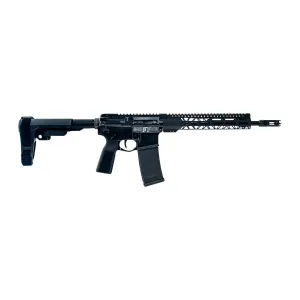 Faxon Firearms FXPRO33A125GA1075 Pro  338 ARC 30+1 12.50 Black Nitride Match Grade Threaded Barrel, Black Aluminum Receiver w/Picatinny Rail, M-LOK Handguard, Black SB Tactical SBA3 Brace, Ergonomic