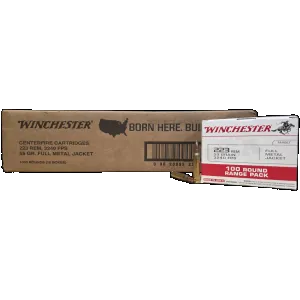 Winchester Ammo Target .223rem, 55gr FMJ, 1000rd Case