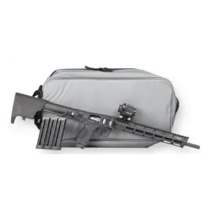 Smith & Wesson M&P FPC 22 LR 4x20rd 16.25 Barrel Folding Rifle Bundle CTS-103 Red/Green Dot Bag Black