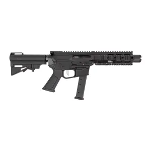 Dpms Panther Arms DP51655231780 Kitty Kat G9 9mm Luger 27+1 4 Black Nitride Heavy Threaded Barrel, Black Hardcoat Anodize Aluminum Receiver w/Picatinny Rail, M-LOK Handguard, Black Polymer DPMS CAR B