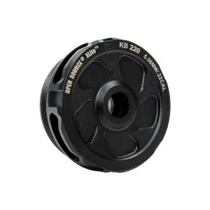 Precision Armament K-Brake(TM) Ultracompact Suppressor Brake, OPEN SOURCE(R), 220 Cal (Black)