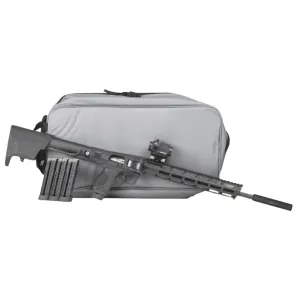 Smith & Wesson M&P FPC 22 LR 4x20rd 16.25 Barrel Folding Rifle Bundle CTS-103 Red/Green Dot Bag Black and 22 Suppressor