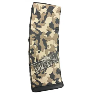 BHA Custom Lasered Camo BattleHawk Armory Logo 30rd AR-15 Magazine