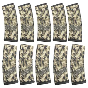 BHA Custom Lasered Camo BattleHawk Armory Logo 30rd AR-15 Magazine 10 PACK