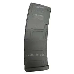 BHA Custom Lasered Join or Die Snake 30rd AR-15 Magazine