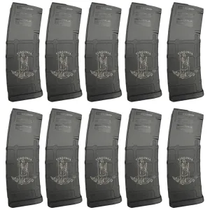 BHA Custom Lasered Virginia Virtus v Tyranny 30rd AR-15 Magazine - 10 PACK