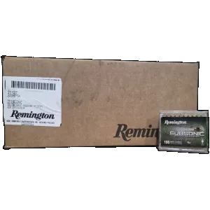 Remington Silencer Subsonic .22lr, 40gr Plated HP, 5000rd Case