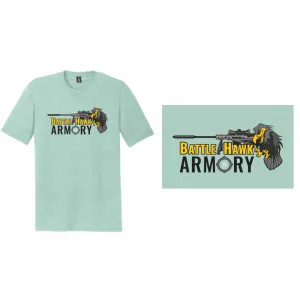 The District Tri-Blend BattleHawk Armory T-Shirt - Teal - XXL