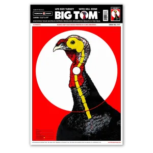 Thompson Target Life-Size Turkey 12.5x19 Paper Targets 10 Pack