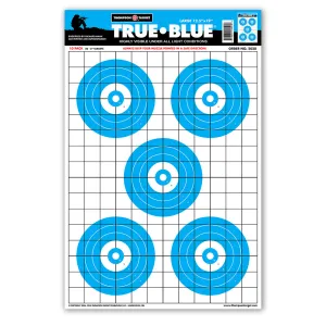 Thompson Target True Blue 12.5x19 Paper Targets 10 Pack