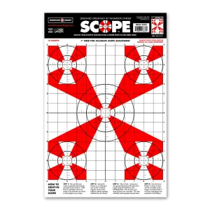 Thompson Target Scope 12.5x19 Paper Targets 10 Pack