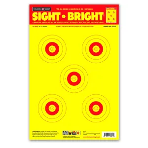 Thompson Target Sight Bright 12.5x19 Paper Targets 10 Pack