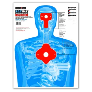 Thompson Targets B27-IMZ Silhouette 19x25 Paper Targets 5 Pack