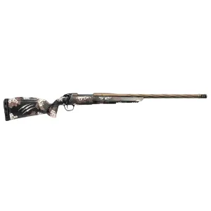 Fierce Firearms  Twisted Rage LR Full Size 300 PRC 3+1 22 Smoked Bronze Cerakote Match Grade/Spiral Threaded Stainless Steel Barrel, Drilled & Tapped Receiver, Desert Shadow Camo Push Button Adj Comb