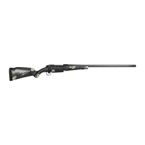 Fierce Firearms ROGSCX300PRC24BF Carbon Rogue XP 300 PRC 3+1 24 Carbon Fiber Match Grade Threaded Barrel, Black Cerakote Steel Drilled & Tapped Receiver, BiPod Rail Forend, Forest Camo Fixed Carbon F