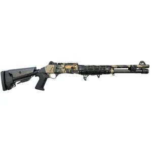 Orthos Raider S4 Competition Highland Elite 12 GA 18.5 XL Ambi Enlarged Port Fluted Bolt Camo Shotgun