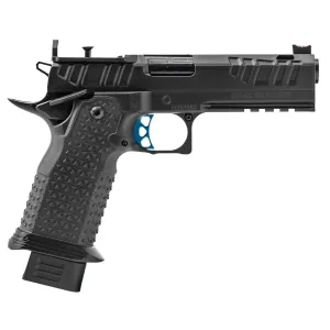 Atlas Gunworks Apollo V3 Perfect Zero, 9mm, 4.6 Ported Barrel, 3 Magazines, Curved Medium Blue, RMR/SRO Ready, Pistol