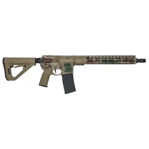 Sons of Liberty Gun Works M4 Craighead OB1 5.56 NATO 30rd 14.5 P&W Mid-Length Rhodesian Brushstroke Rifle