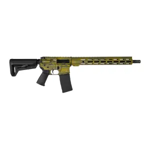 Shark Coast Tactical SCC101921BAZJ Bazooka Joe 5.56 NATO 30+1 16 Black Melonite Threaded Barrel, Aluminum Receiver w/Picatinny Rail, M-LOK Handguard, Magpul MOE SL Black Polymer Stock, Magpul MOE Gri
