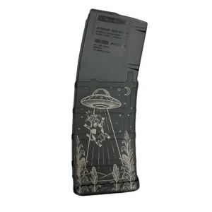 BHA Custom Lasered Alien Abduction 30rd AR-15 Magazine
