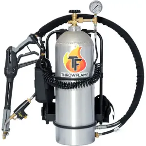 THROWFLAME X 15 FLAMETHROWER BRUSHED ALUMINUM