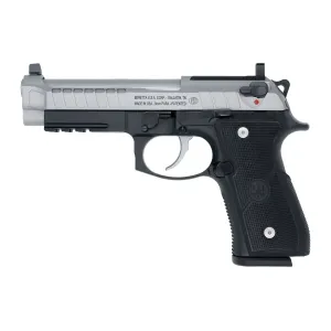 Langdon Tactical Tech 92E2TJRR Beretta 92 Elite  Full Size 9mm Luger 18+1 4.70 Stainless Barrel, Inox Stainless Steel Optic Ready/Serrated Slide, Black Anodized Aluminum Frame w/Picatinny Rail, Textu