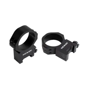 Weaver Mounts 99521 Precision Tactical  Black Aluminum 30mm Tube Medium