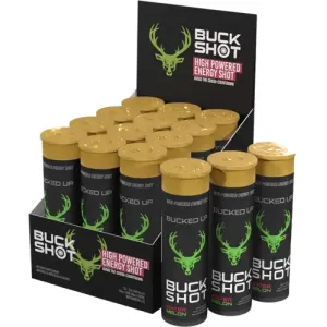 BUCKED UP 2OZ ENERGY SHOTS WATERMELON 2-12 PACKS