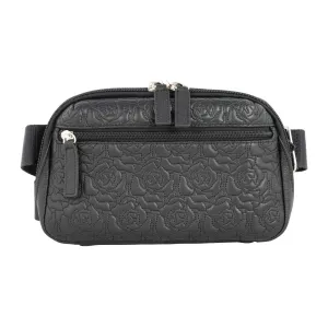 GTM GTM-117/RSE BLACK WAITSPACK CROSSBODY-LAMB
