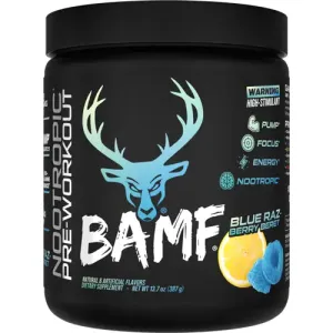 BUCKED UP PRE-WORKOUT BAMF BLUE RAZ-BERRY BERET 30SERVING