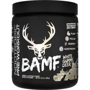 BUCKED UP PRE-WORKOUT BAMF WHITE GUMMY DEER 30 SERVINGS